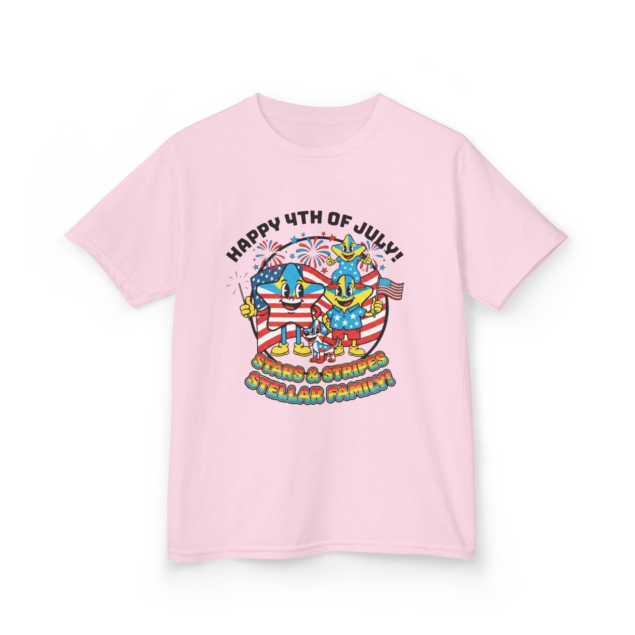 Stellar Family Kids Tee — Happy 4th of July