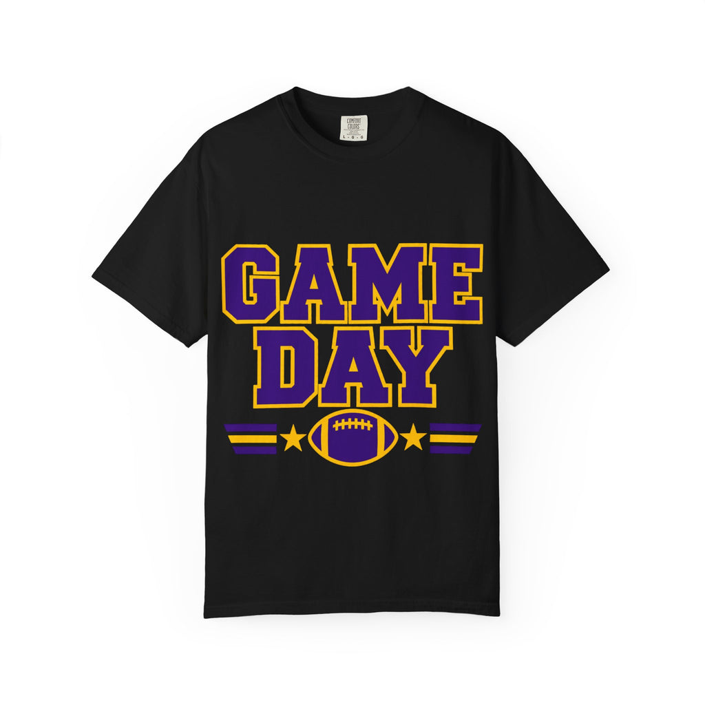 Game Day Football Shirt – Purple & Gold