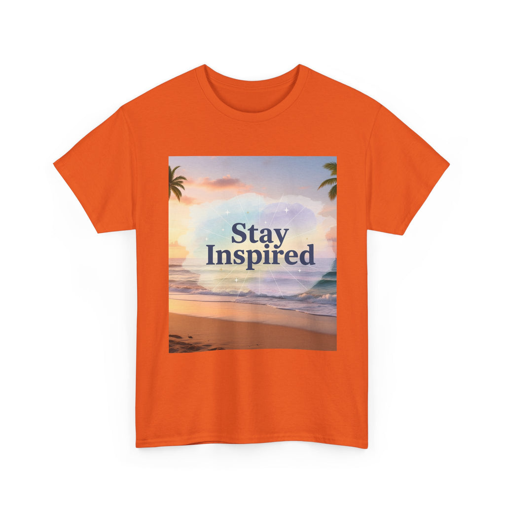 Stay Inspired Beach Sunset Unisex T-Shirt