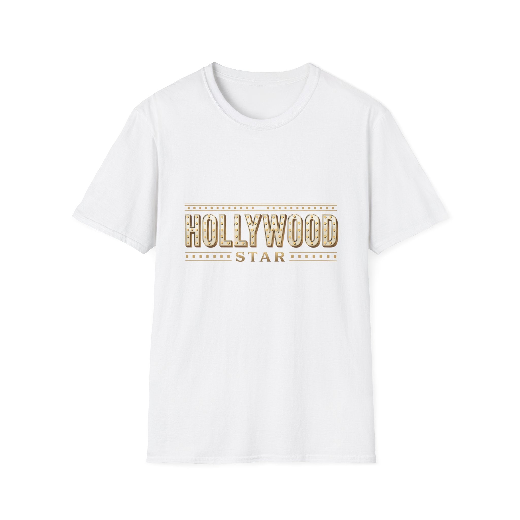 Hollywood Star Vintage Marquee T-Shirt — Retro Movie Sign Graphic Tee