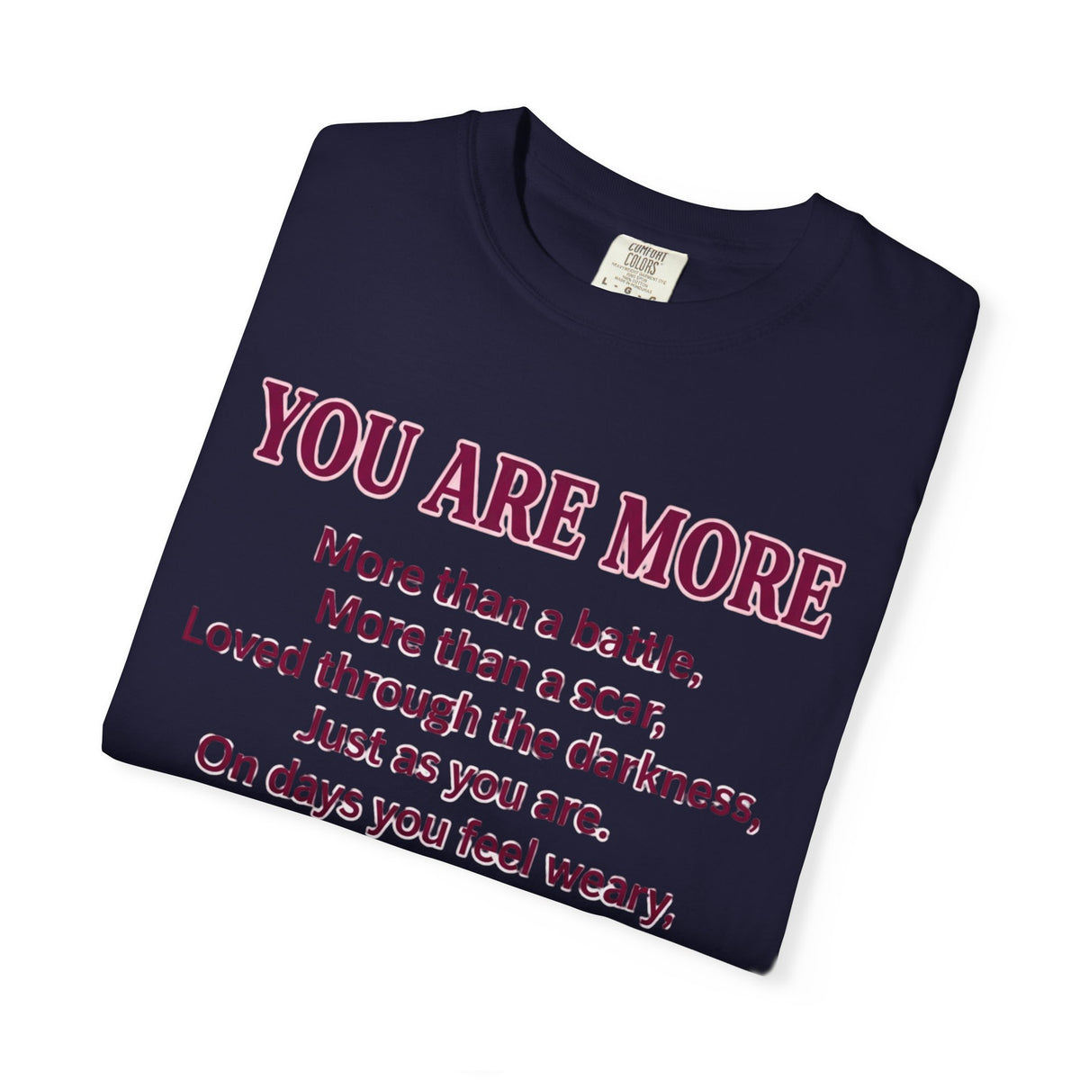 Pink Ribbon Poem T-Shirt | Breast Cancer Awareness & Hope