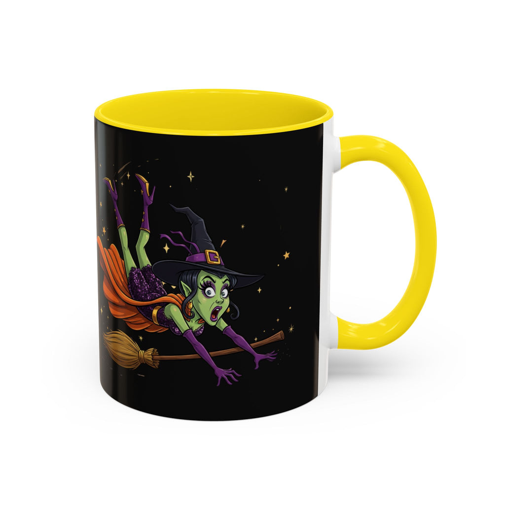 Witches Be Trippin' Coffee Mug — Halloween Witch Accent Mug (11/15oz)
