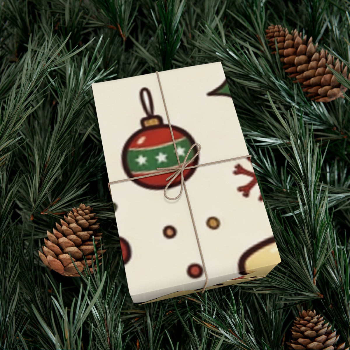 Starry Winter Fun Christmas Wrapping Paper