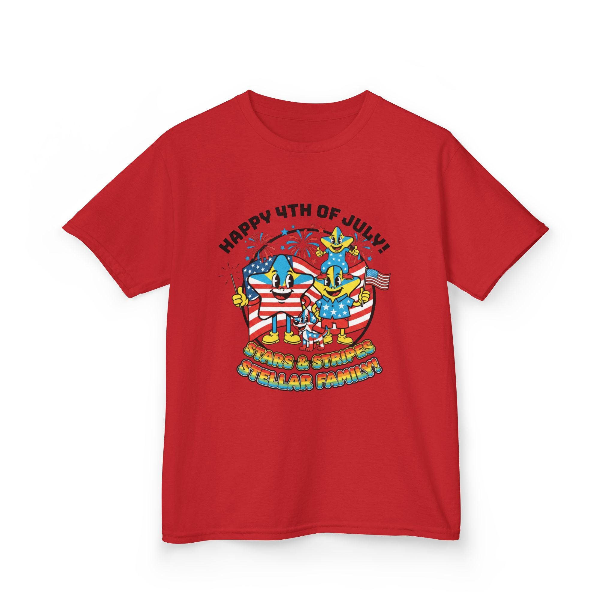 Stellar Family Kids Tee — Happy 4th of July