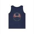 Freedom Eagle Tank Top — Patriotic Fireworks Graphic