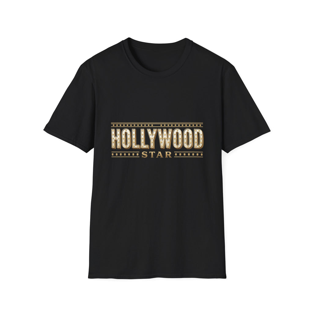 Hollywood Star Vintage Marquee T-Shirt — Retro Movie Sign Graphic Tee