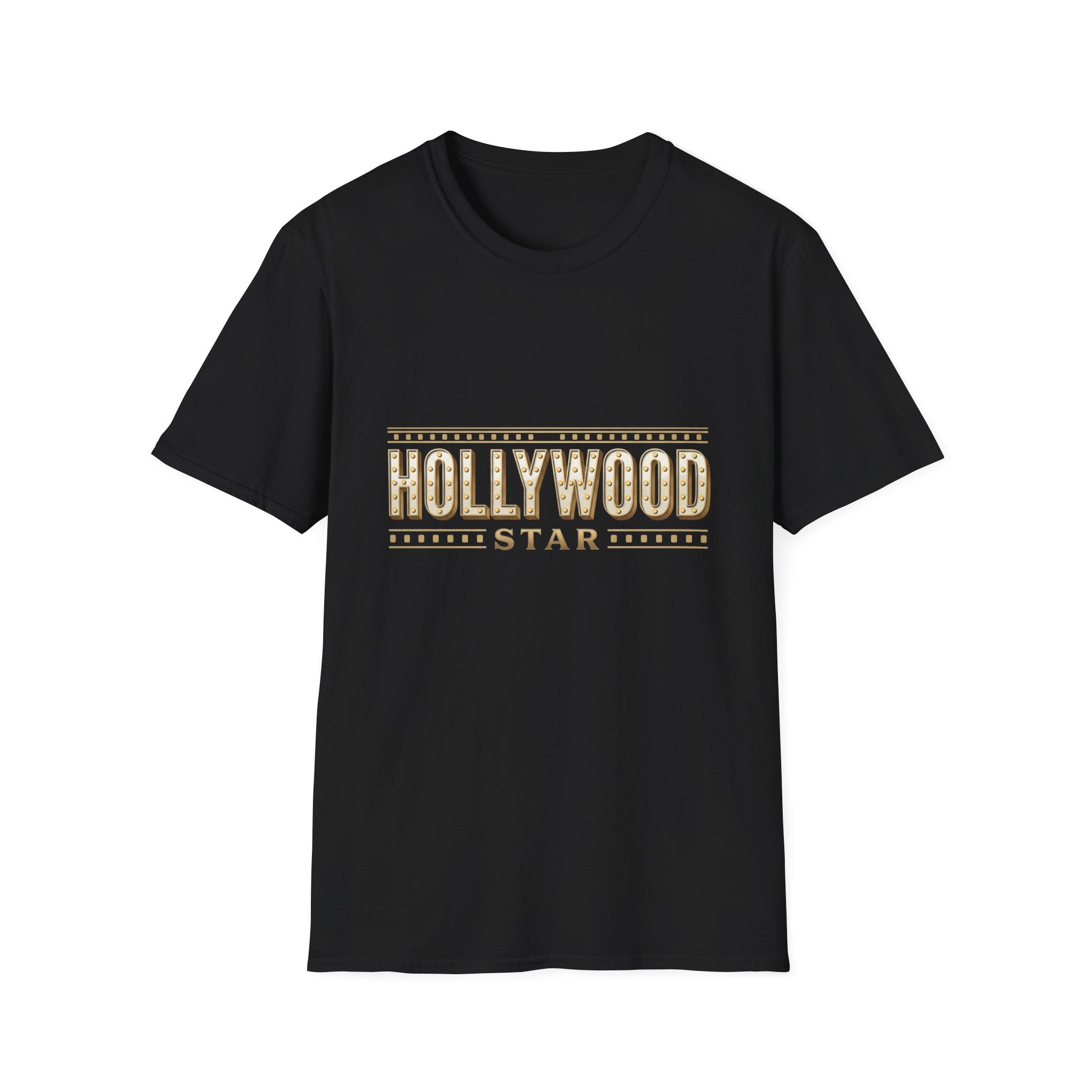 Hollywood Star Vintage Marquee T-Shirt — Retro Movie Sign Graphic Tee