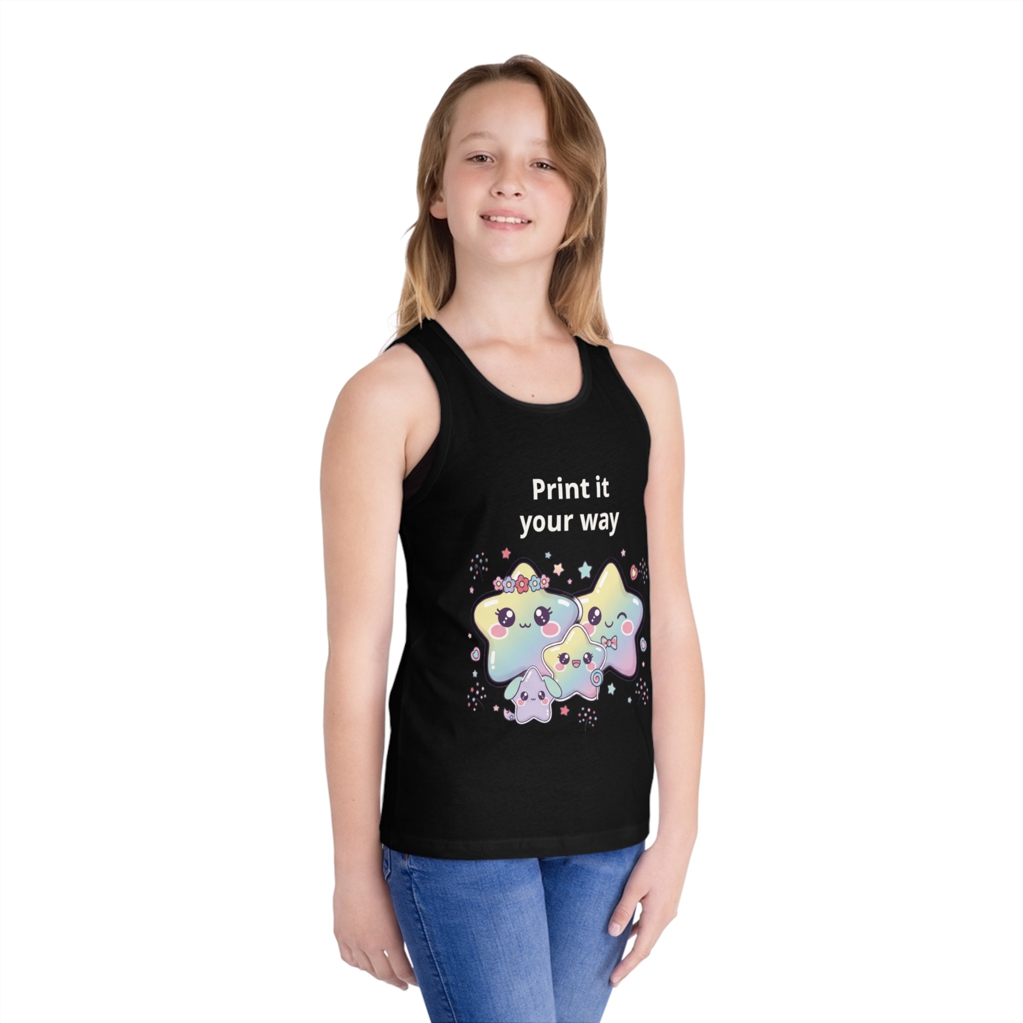 Family Star Kids 4th of July Tank — Soft Star Family Edition