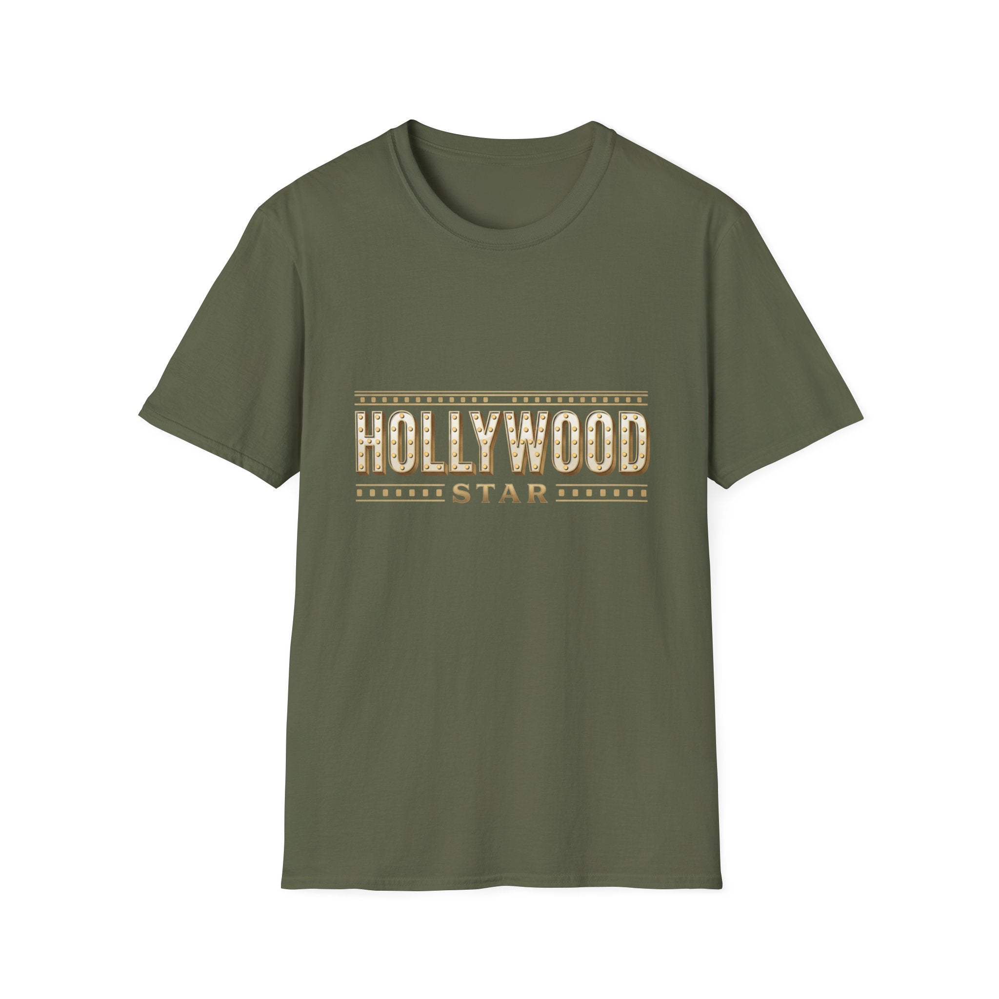 Hollywood Star Vintage Marquee T-Shirt — Retro Movie Sign Graphic Tee