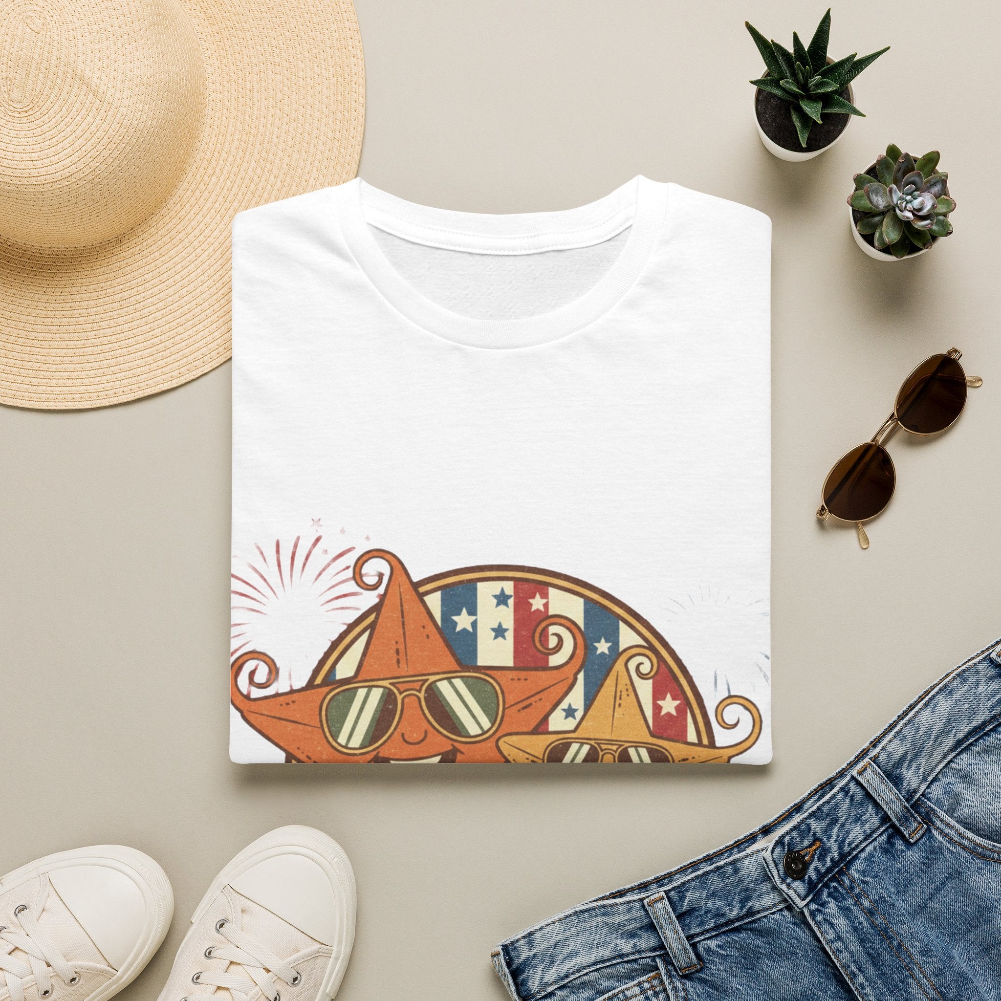 Family Star 4th of July Tee — Vintage Cool Star Family Edition