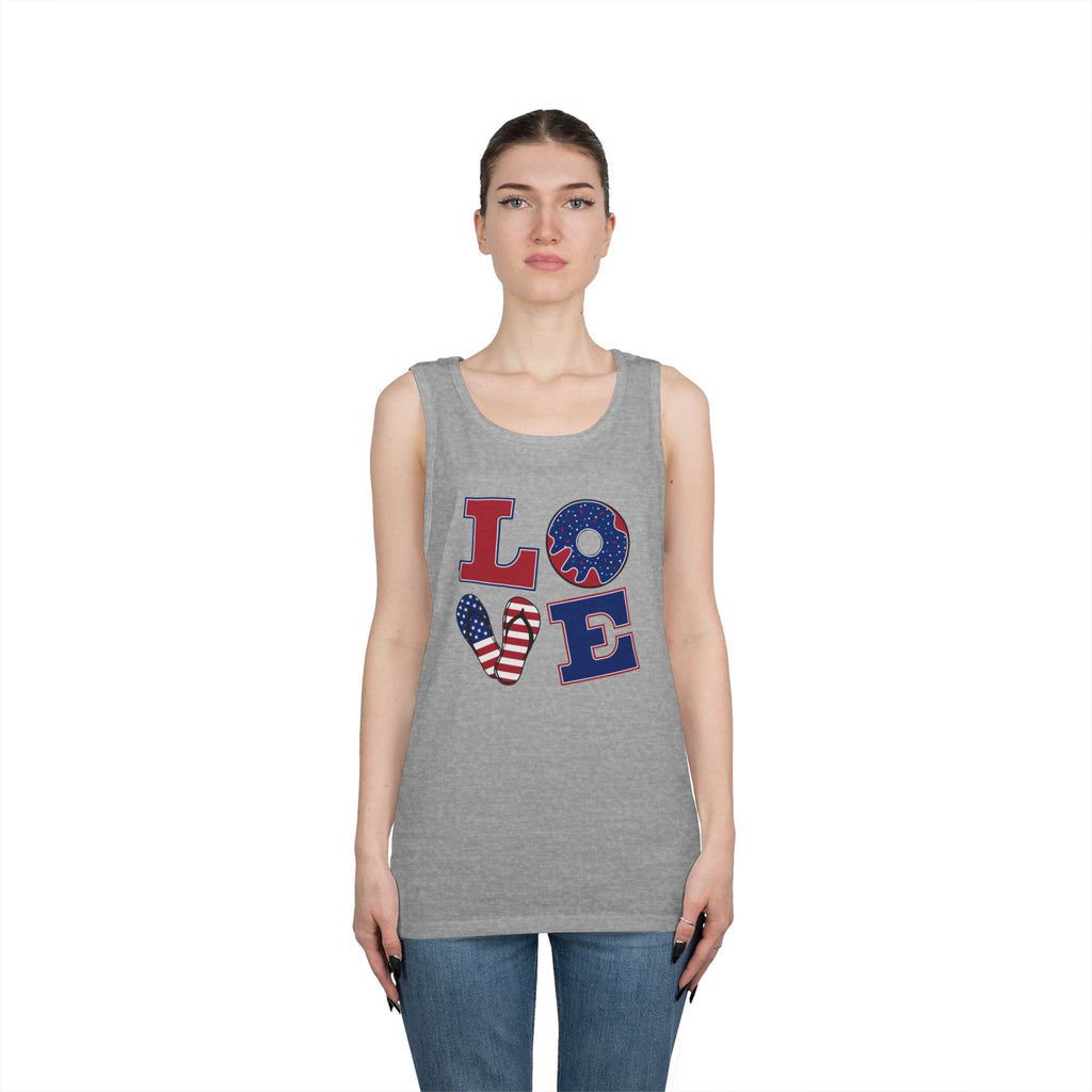 L-O-V-E 4th of July Tank Top