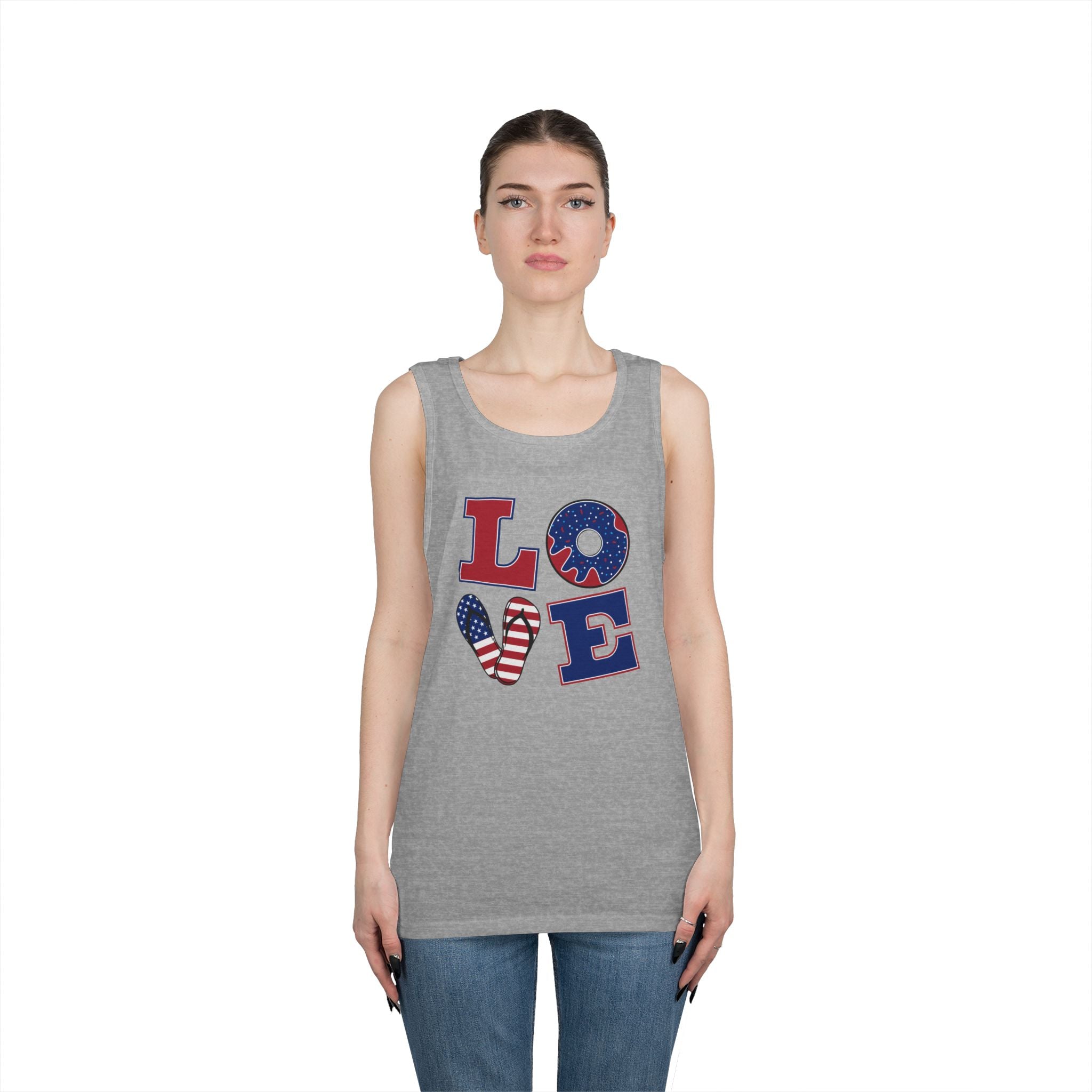 L-O-V-E 4th of July Tank Top
