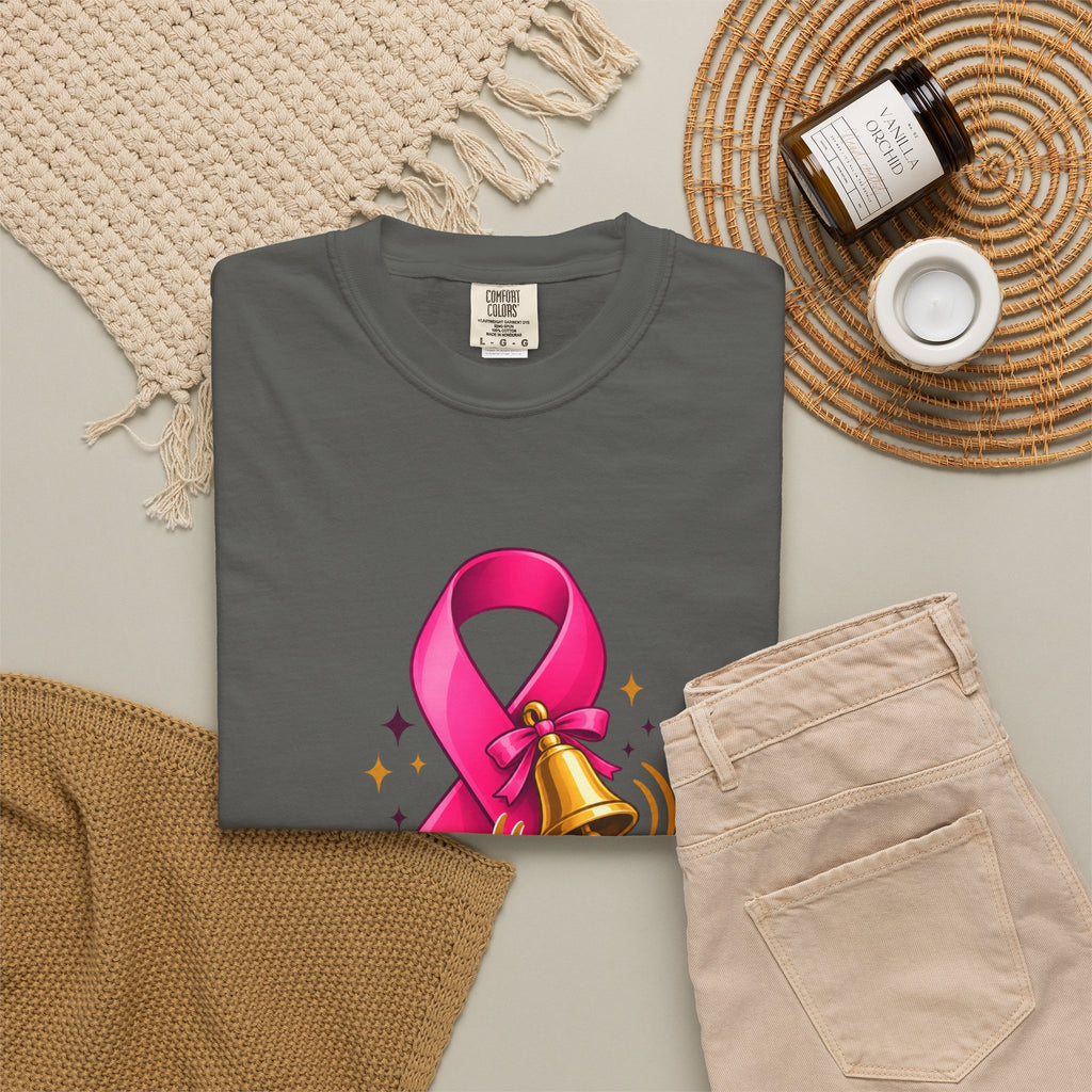 Breast Cancer Awareness T-Shirt — "She Rang the Bell" Personalized Tee