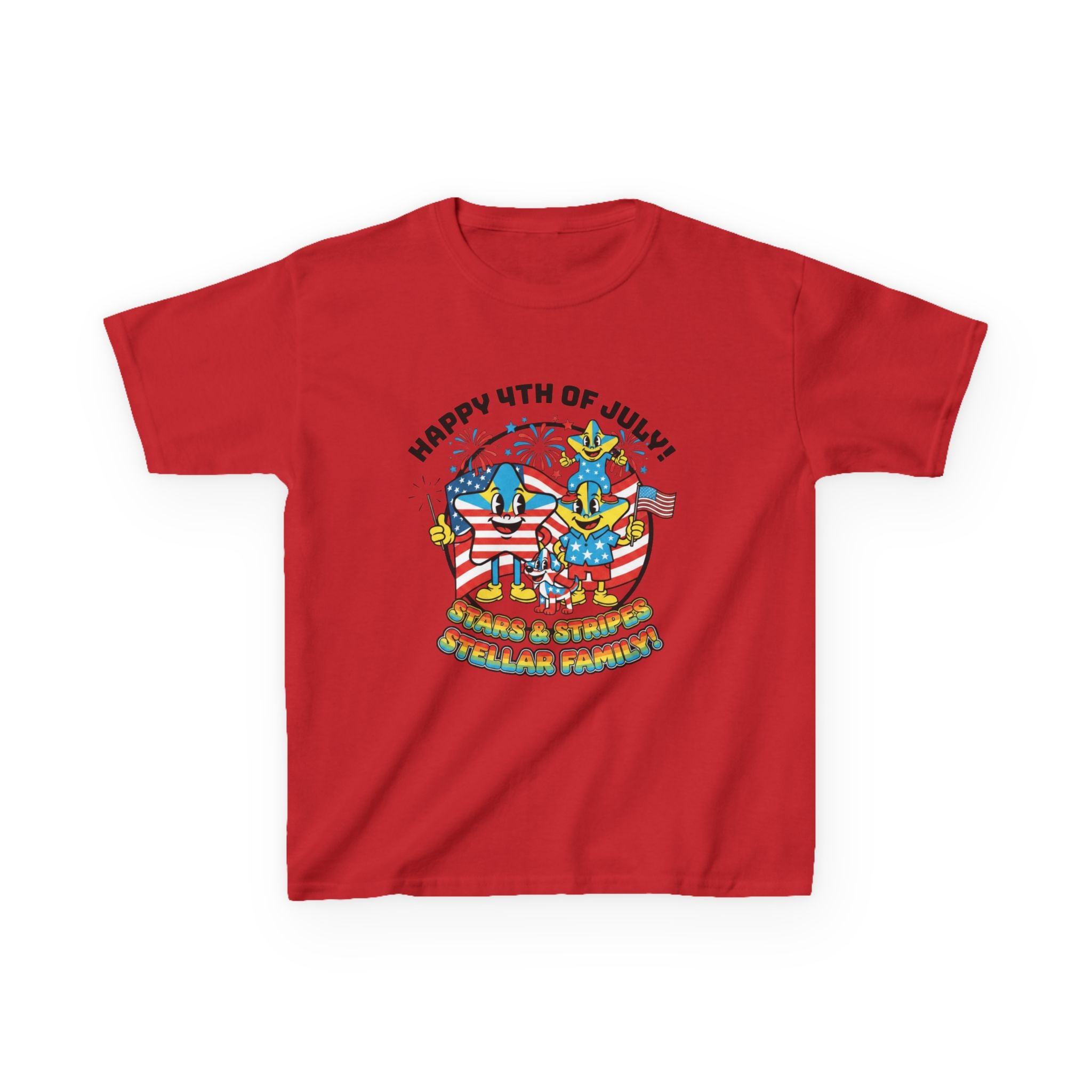 Stellar Family Kids Tee — Happy 4th of July