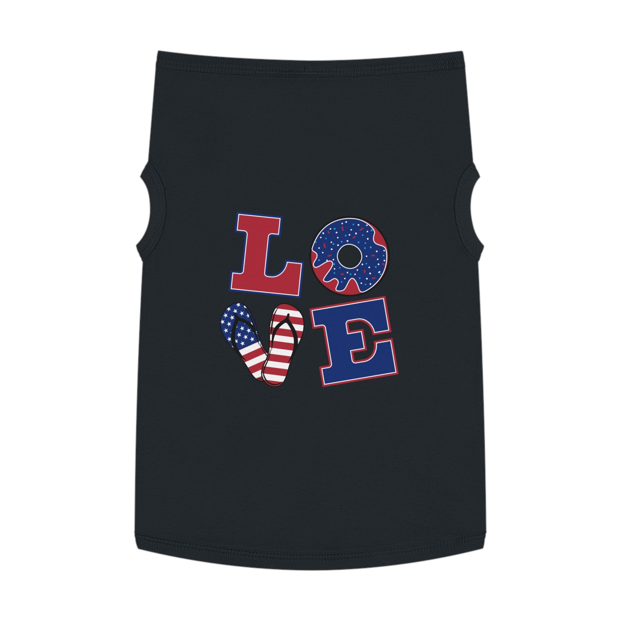 4th of July Love Pet Tank Top