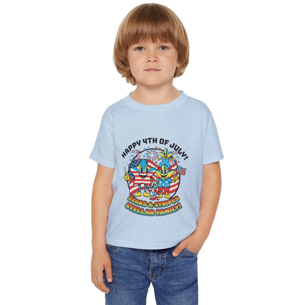Stellar Family Toddler Tee — Happy 4th of July