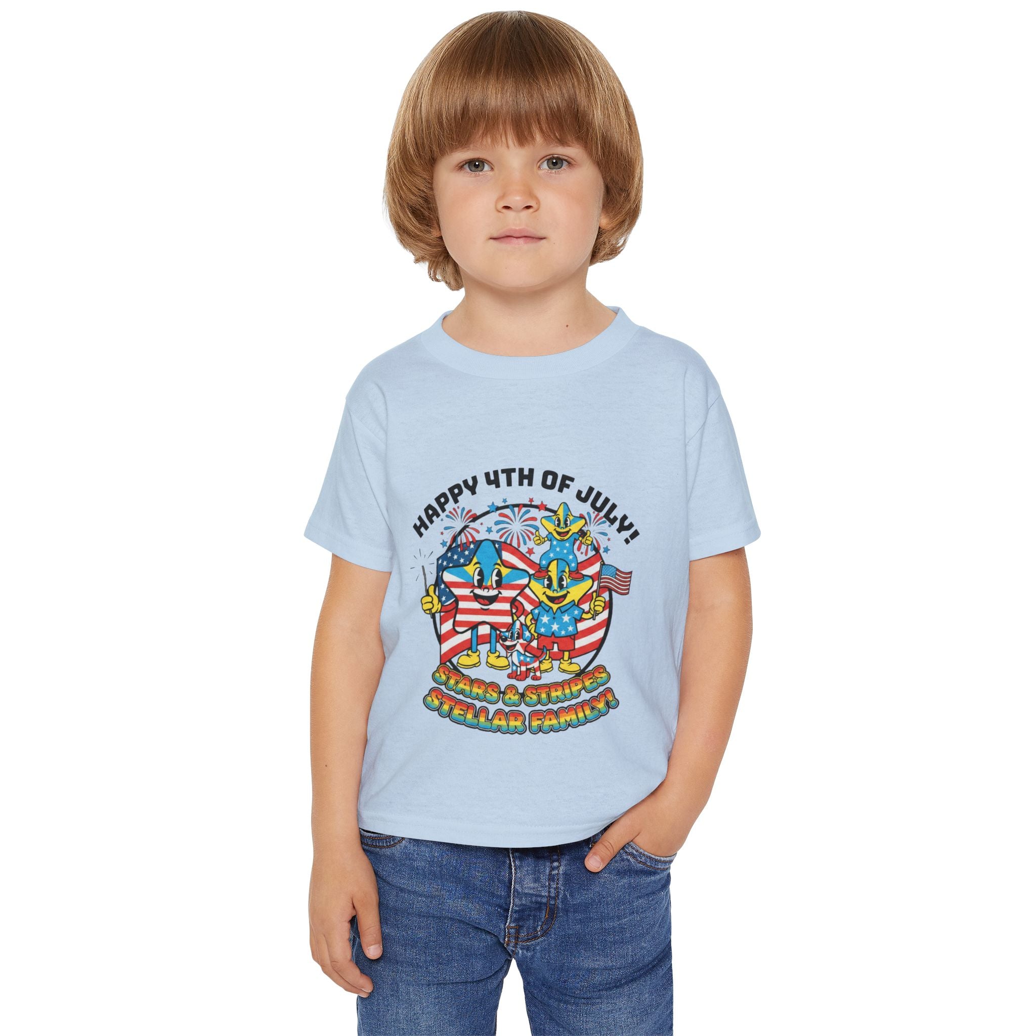 Stellar Family Toddler Tee — Happy 4th of July