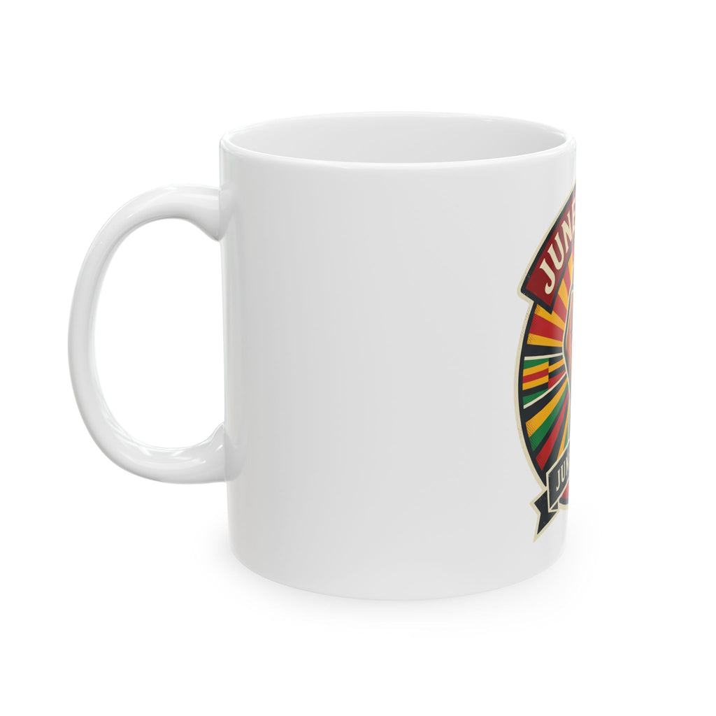 Juneteenth Inspired Ceramic Mug, (11oz, 15oz)