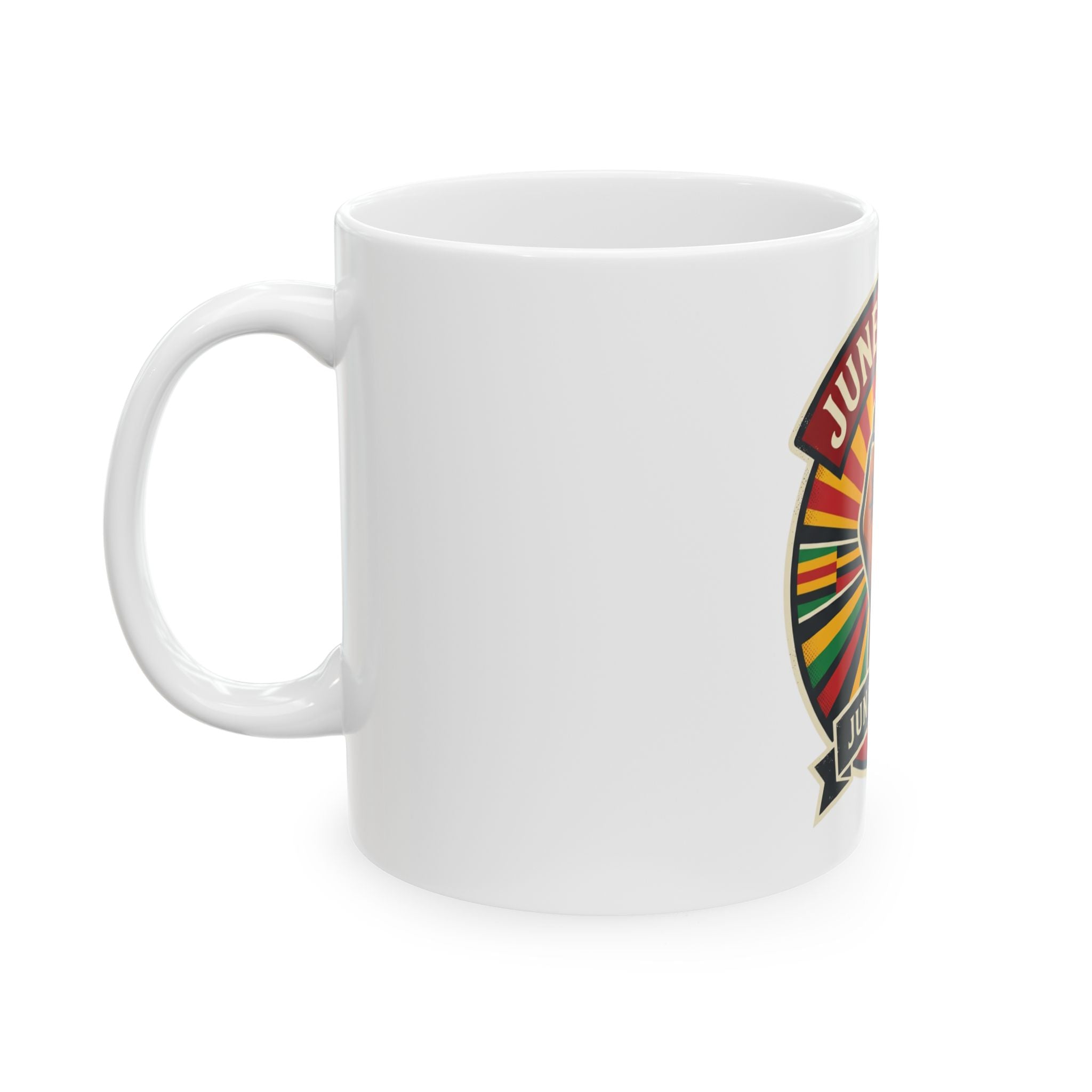 Juneteenth Inspired Ceramic Mug, (11oz, 15oz)