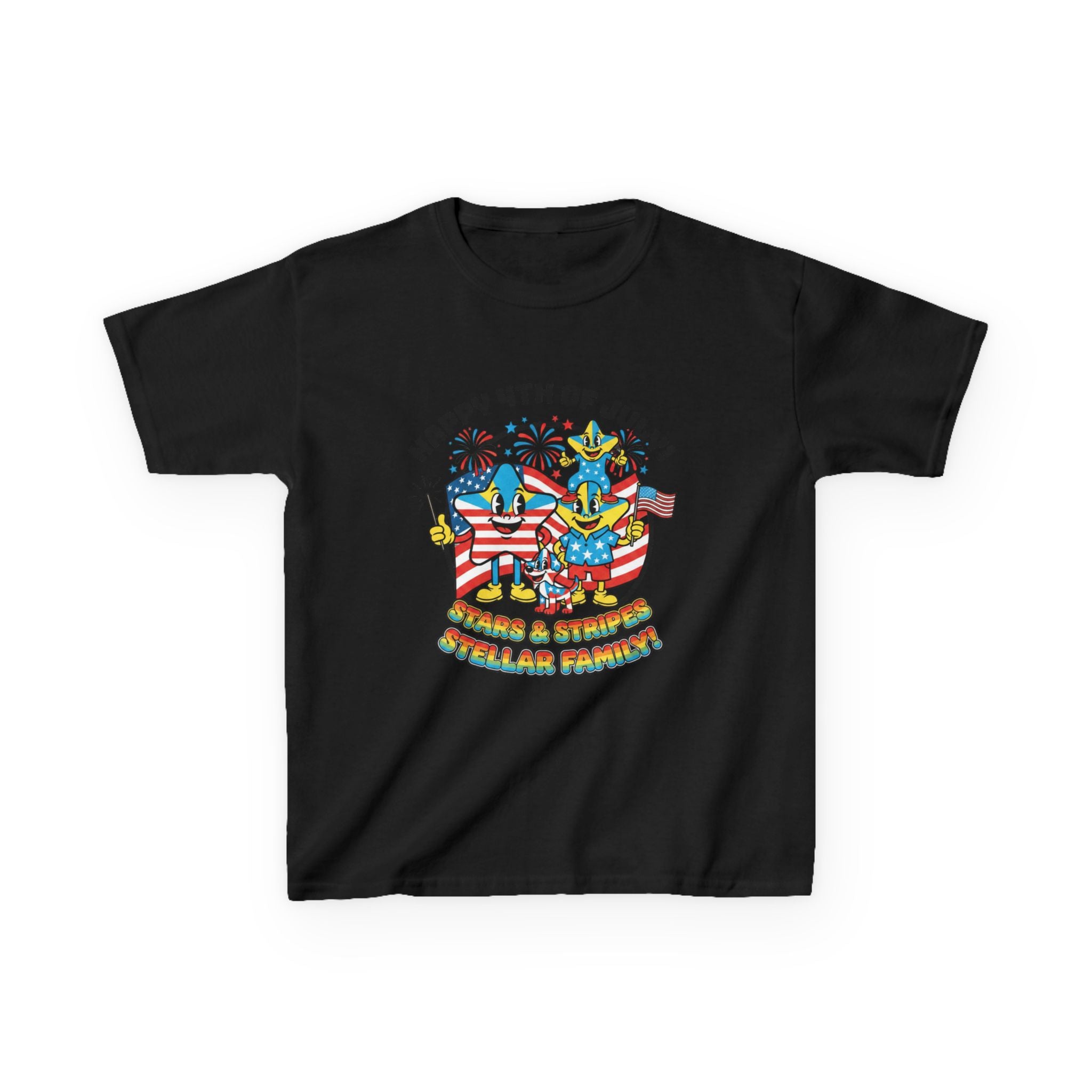 Stellar Family Kids Tee — Happy 4th of July