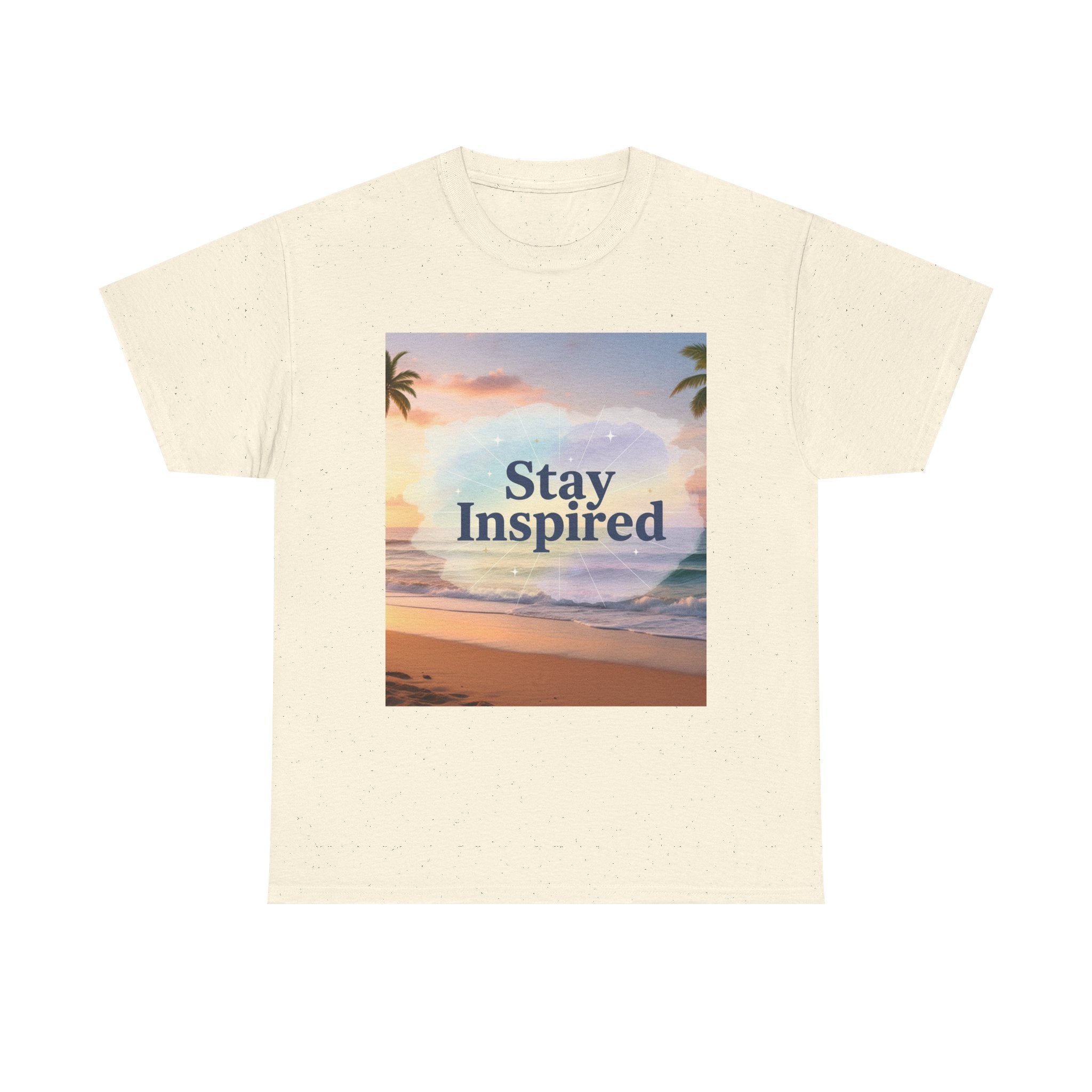 Stay Inspired Beach Sunset Unisex T-Shirt