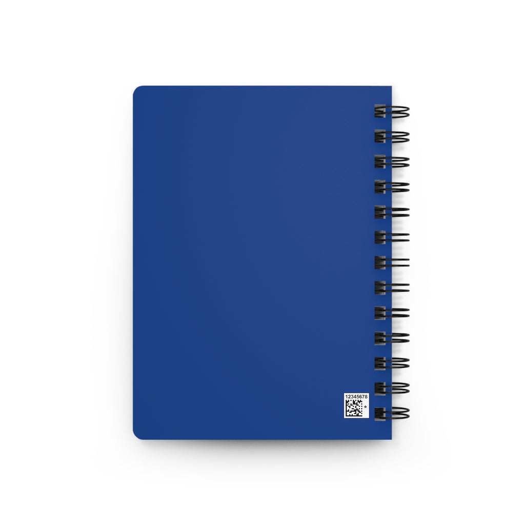 Back At It Spiral Notebook (Dark Blue) — Motivational Back-to-School Journal for Students & Teachers