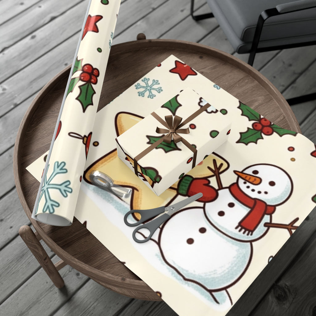 Starry Winter Fun Christmas Wrapping Paper