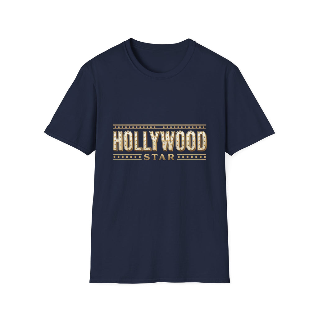 Hollywood Star Vintage Marquee T-Shirt — Retro Movie Sign Graphic Tee