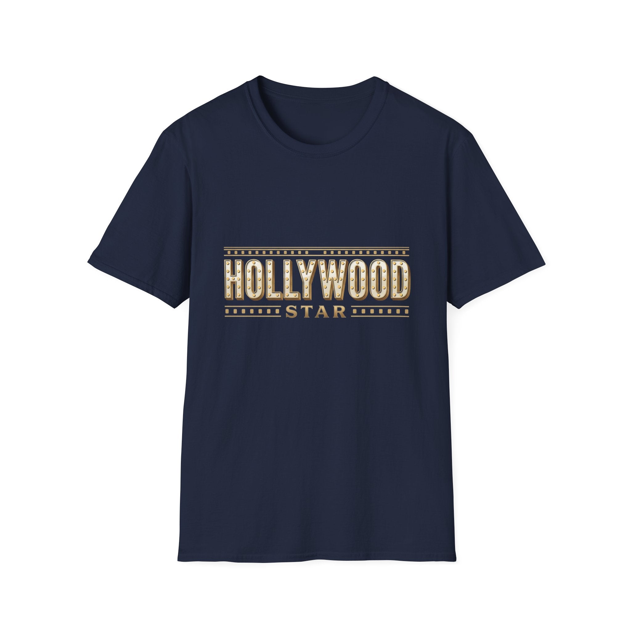Hollywood Star Vintage Marquee T-Shirt — Retro Movie Sign Graphic Tee