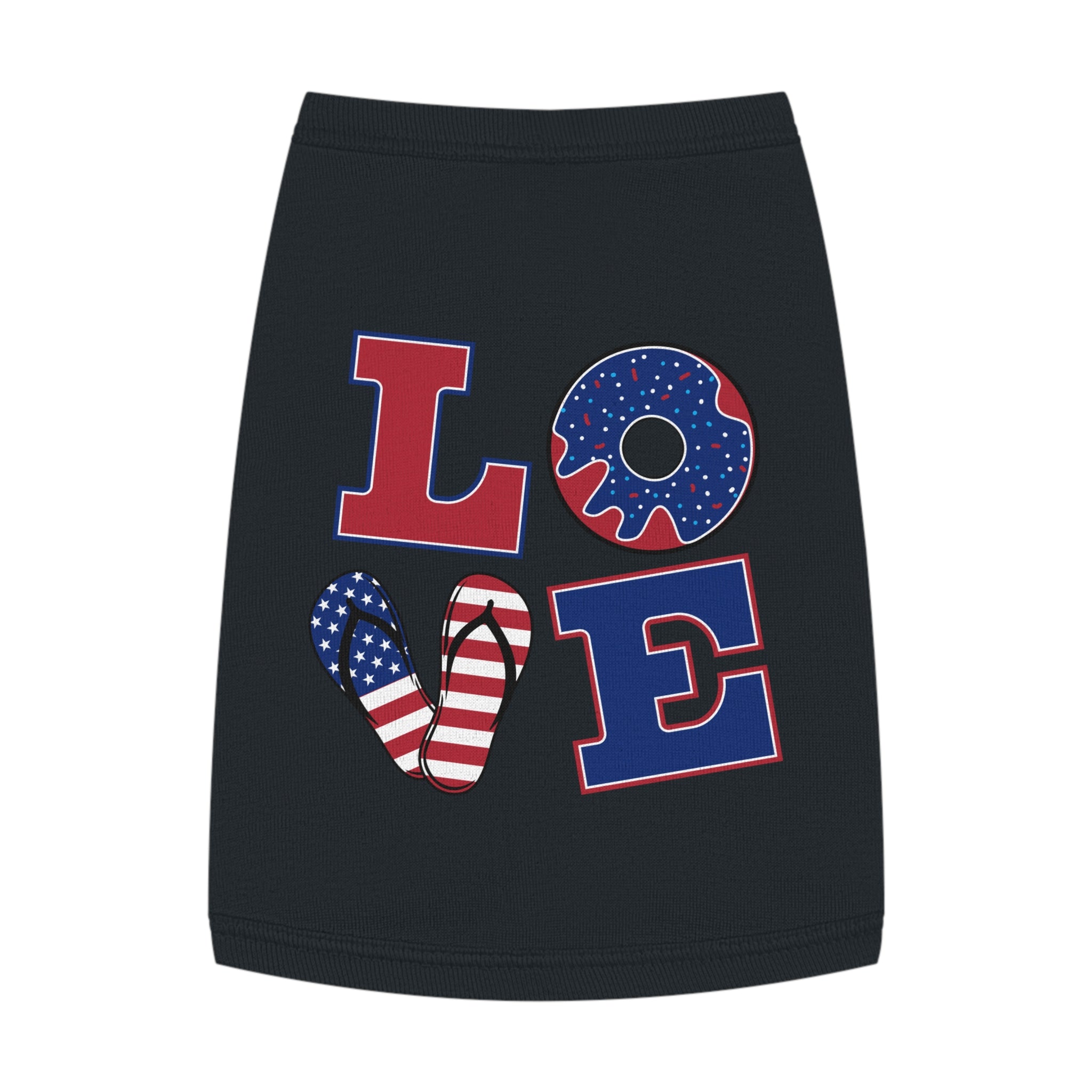 4th of July Love Pet Tank Top