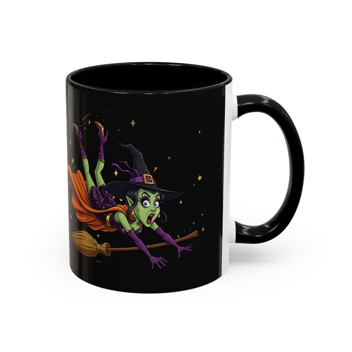 Witches Be Trippin' Coffee Mug — Halloween Witch Accent Mug (11/15oz)