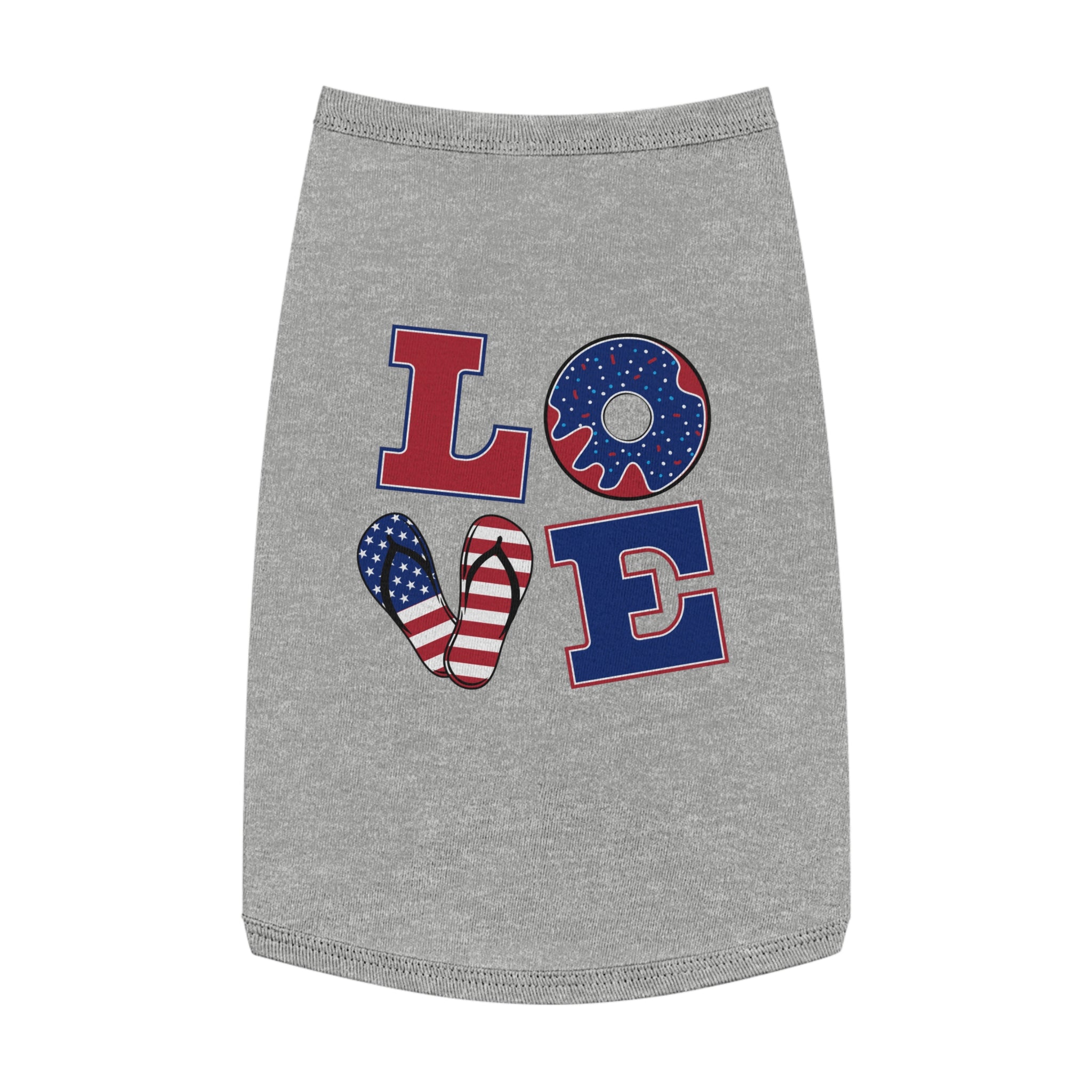 4th of July Love Pet Tank Top