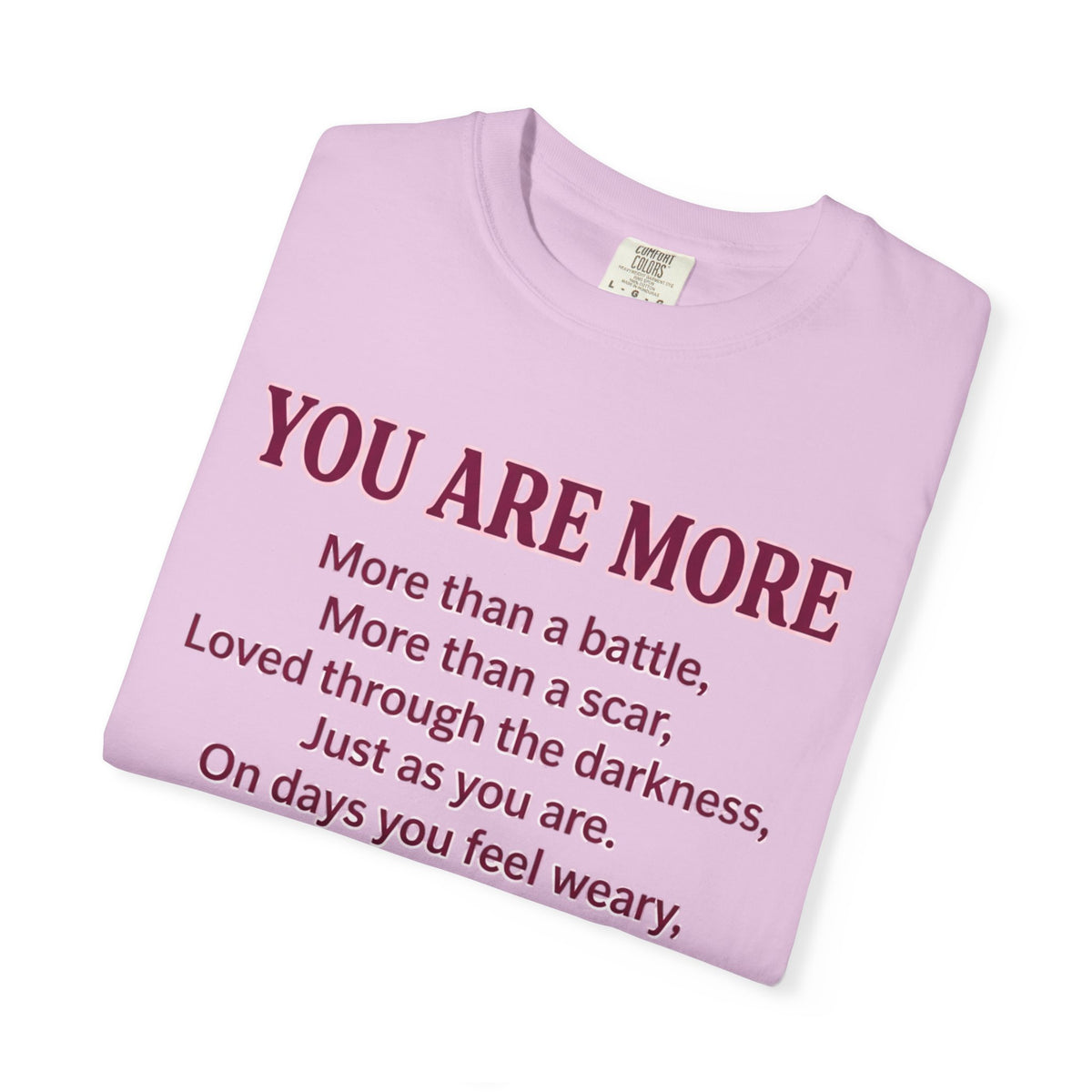 Pink Ribbon Poem T-Shirt | Breast Cancer Awareness & Hope