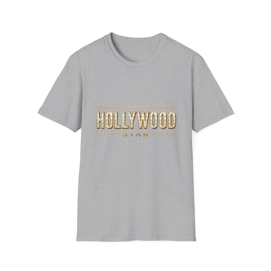 Hollywood Star Vintage Marquee T-Shirt — Retro Movie Sign Graphic Tee