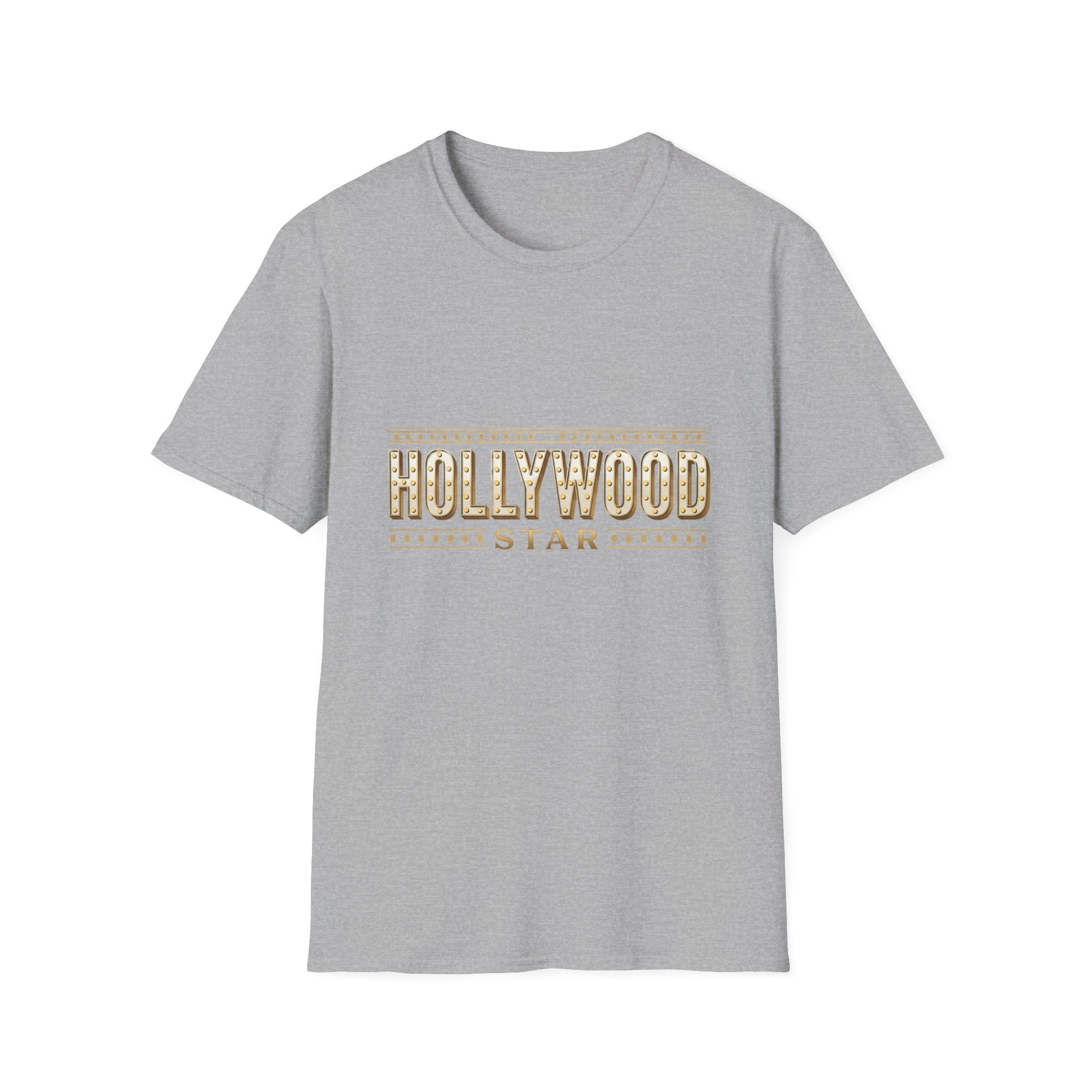 Hollywood Star Vintage Marquee T-Shirt — Retro Movie Sign Graphic Tee