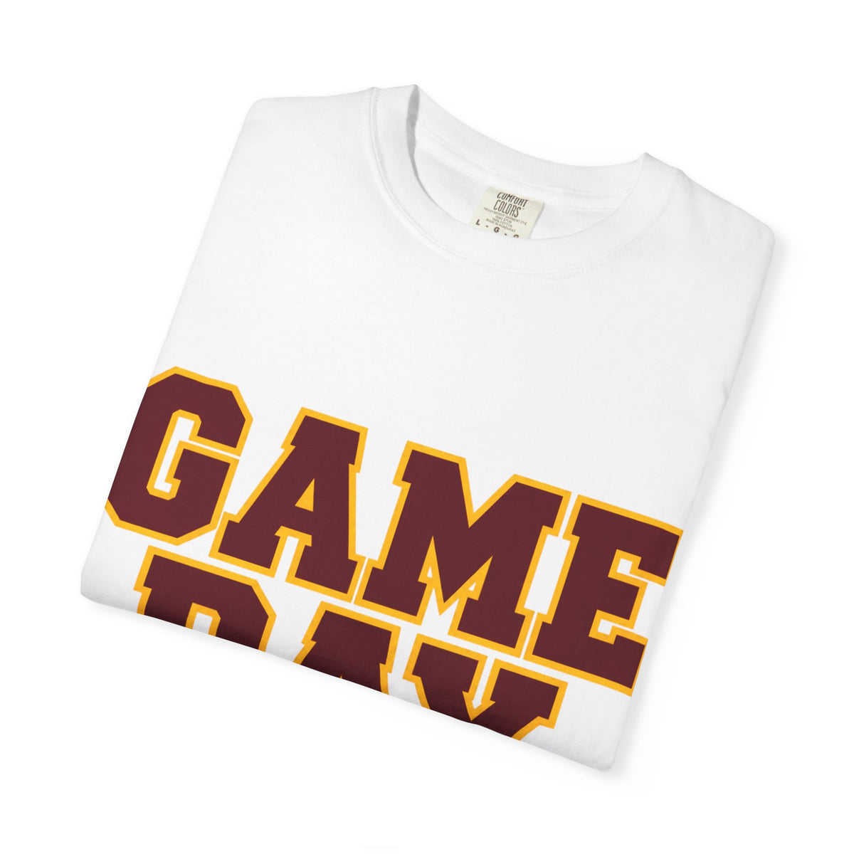 Game Day Football Shirt – Burgundy & Gold