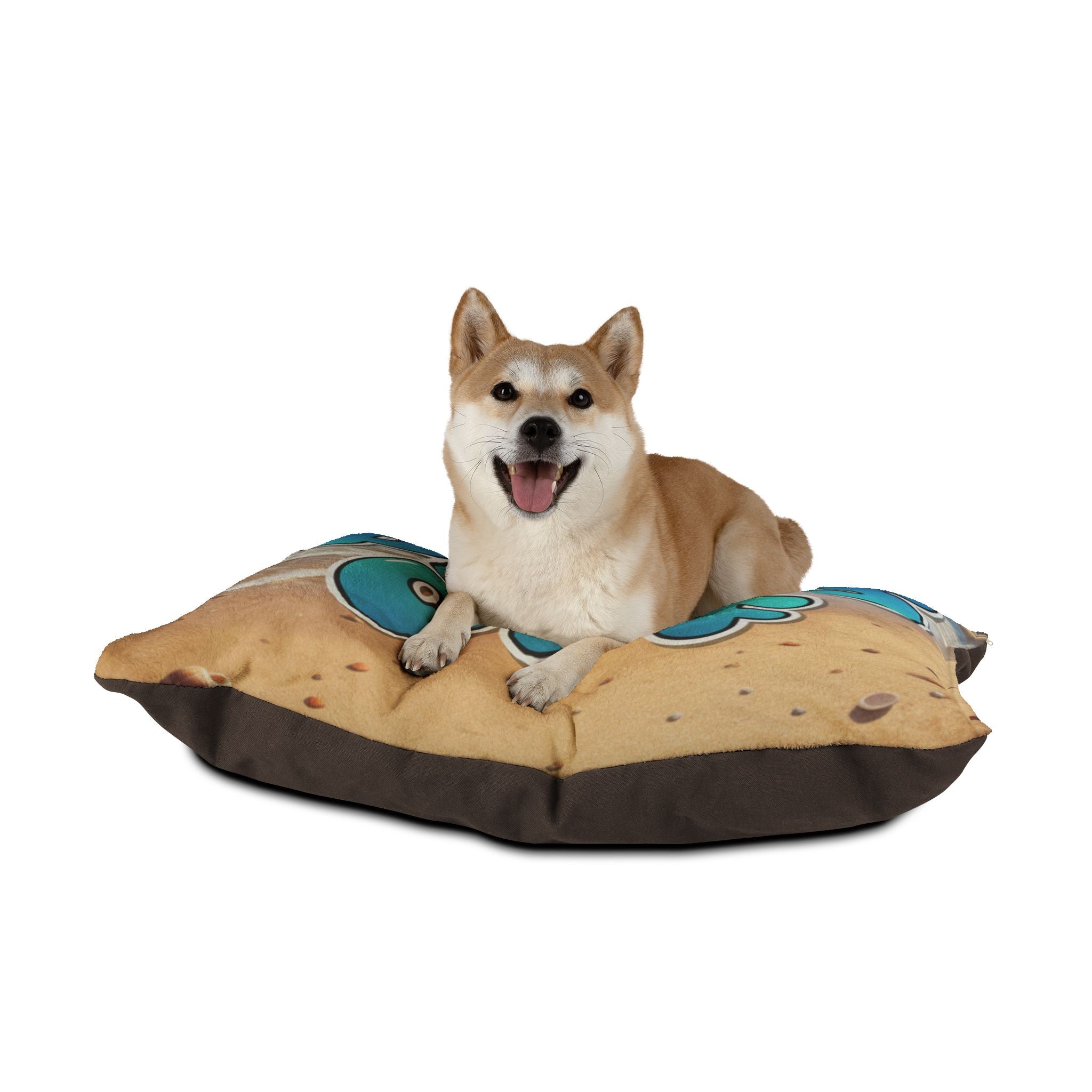 Paws Off Beach Pet Bed — Funny Sand & Ocean Pet Bed