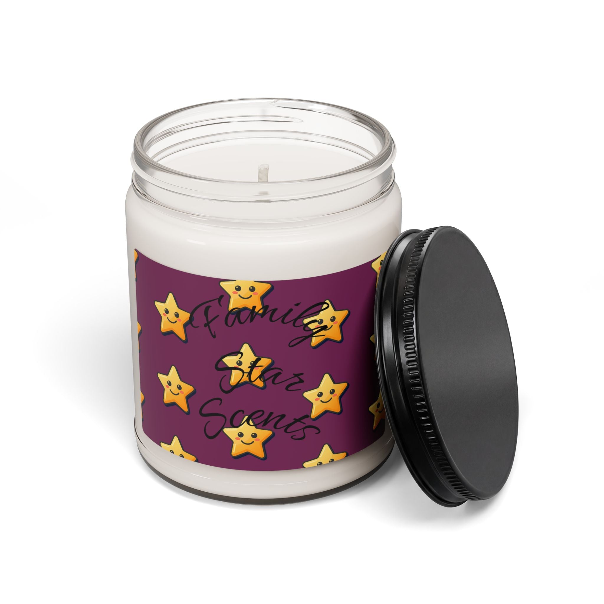 Family Star Scented Soy Candle — 9oz Premium Home Decor & Gift Candle