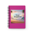 Stay Inspired Beach Spiral Notebook | Family Star (pink)