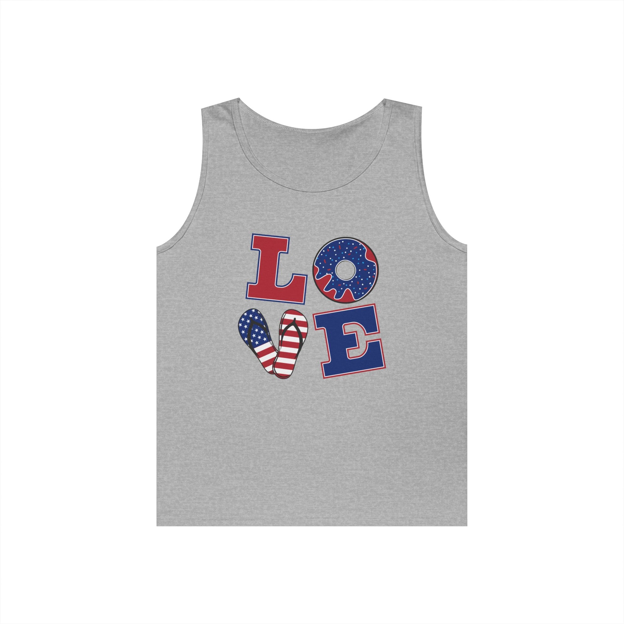L-O-V-E 4th of July Tank Top