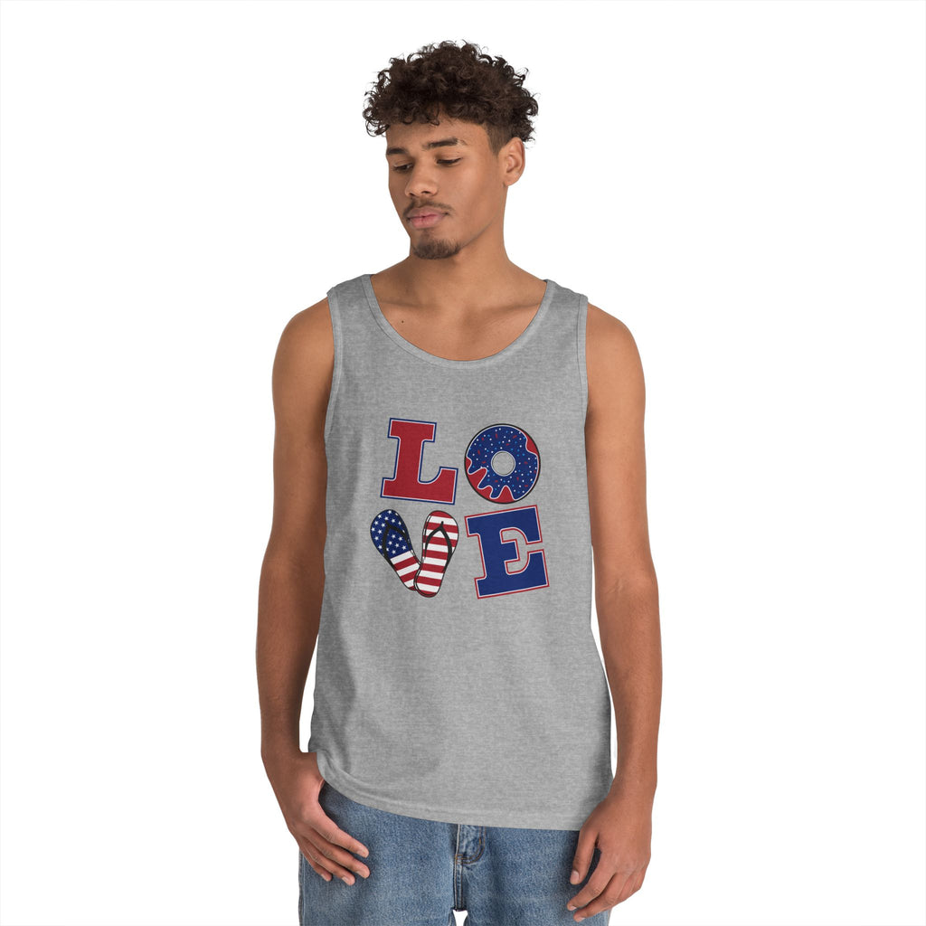 L-O-V-E 4th of July Tank Top