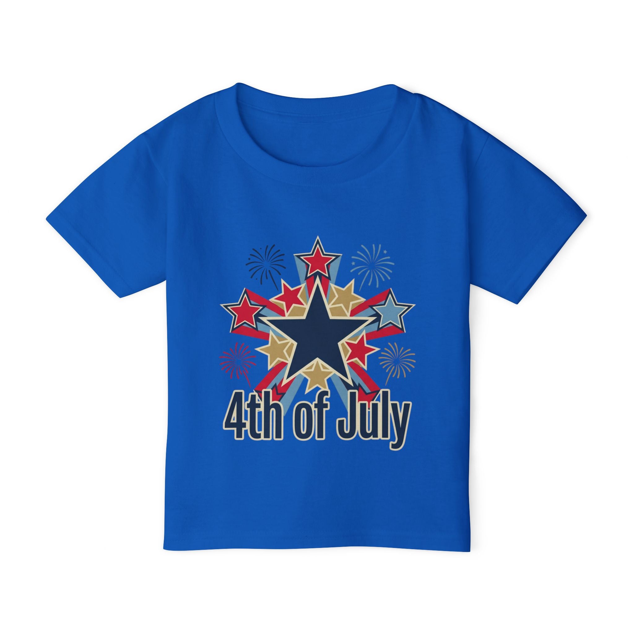 4th of July Toddler T-Shirt — Fireworks Star