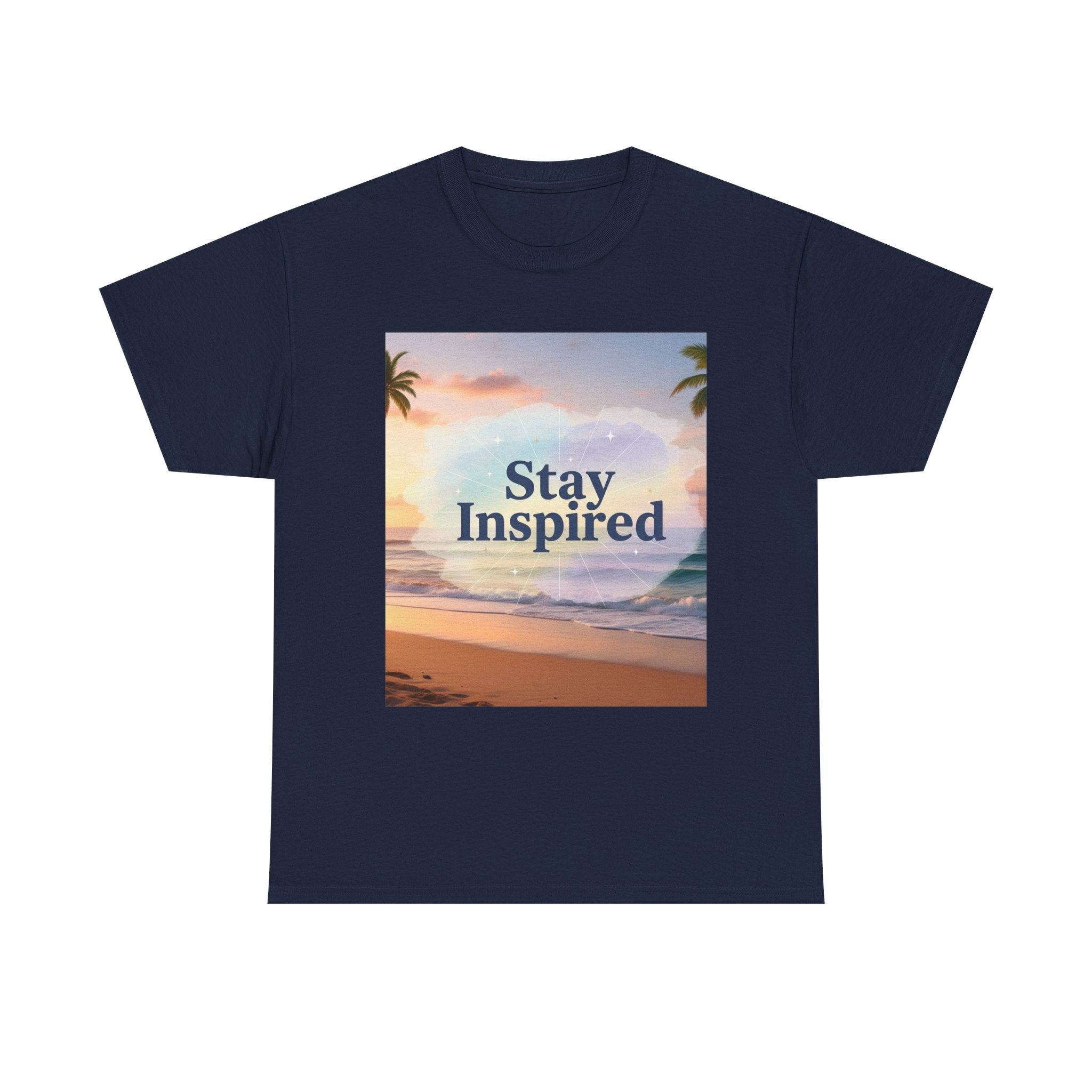 Stay Inspired Beach Sunset Unisex T-Shirt