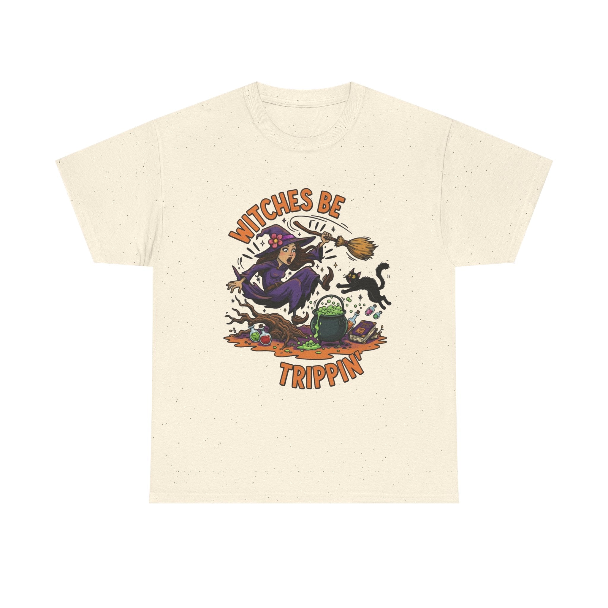 Witches Be Trippin' Tee — Funny Halloween Witch T-Shirt