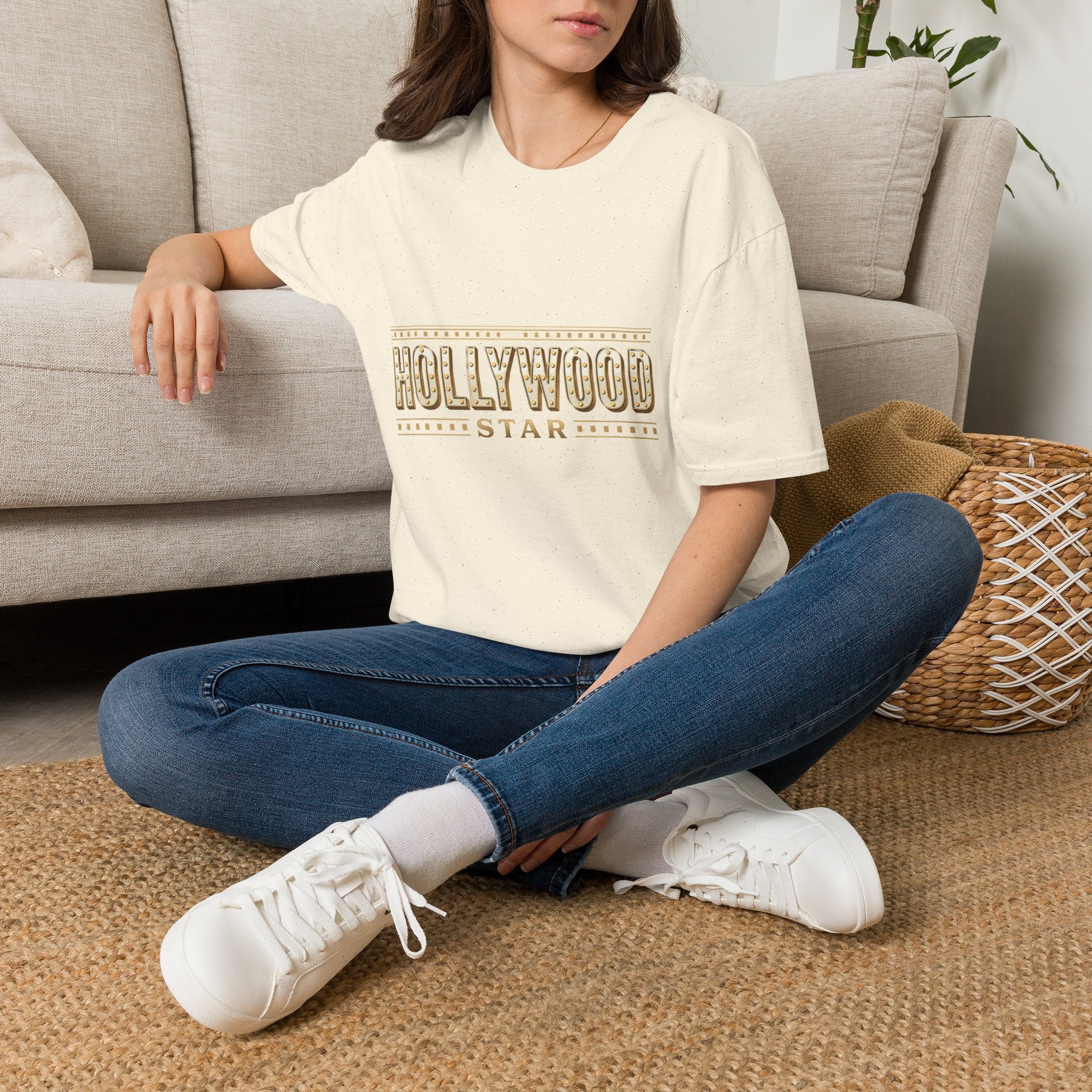 Hollywood Star Vintage Marquee T-Shirt — Retro Movie Sign Graphic Tee