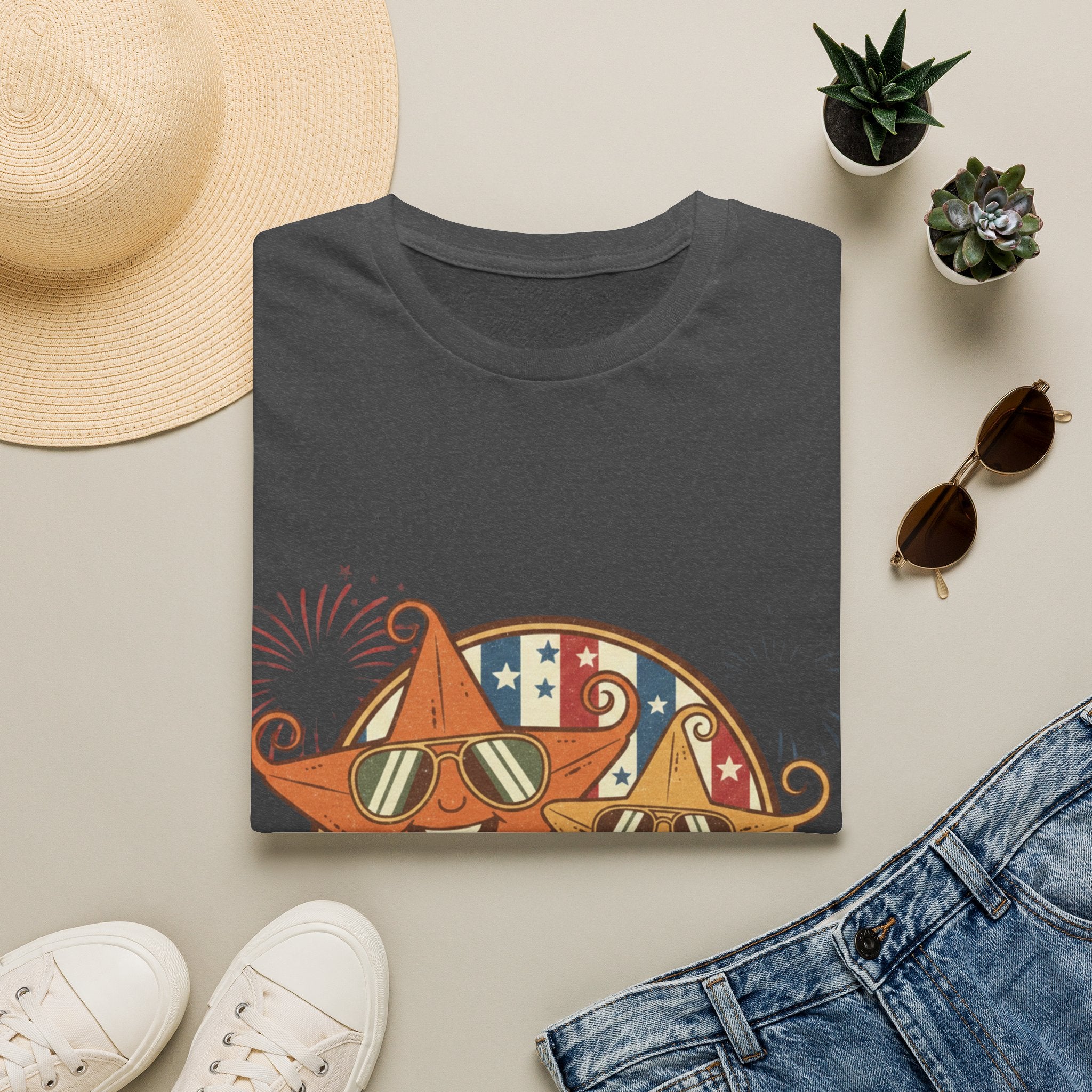 Family Star 4th of July Tee — Vintage Cool Star Family Edition