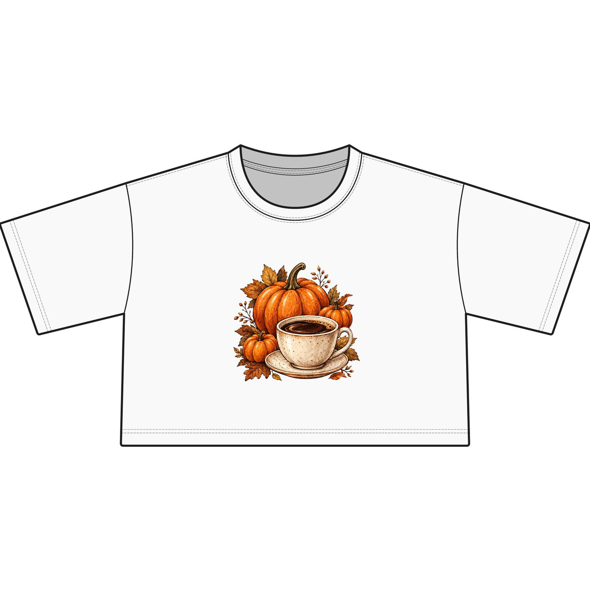 Pumpkin & Coffee Autumn Shirt