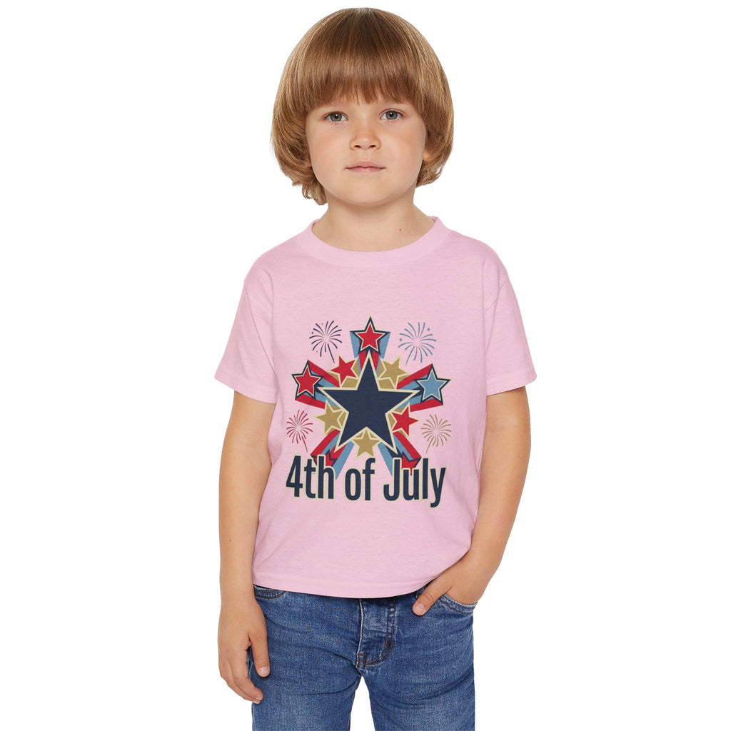4th of July Toddler T-Shirt — Fireworks Star