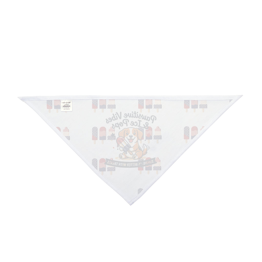 Pawsitive Vibes Pet Bandana — Patriotic Ice Pops