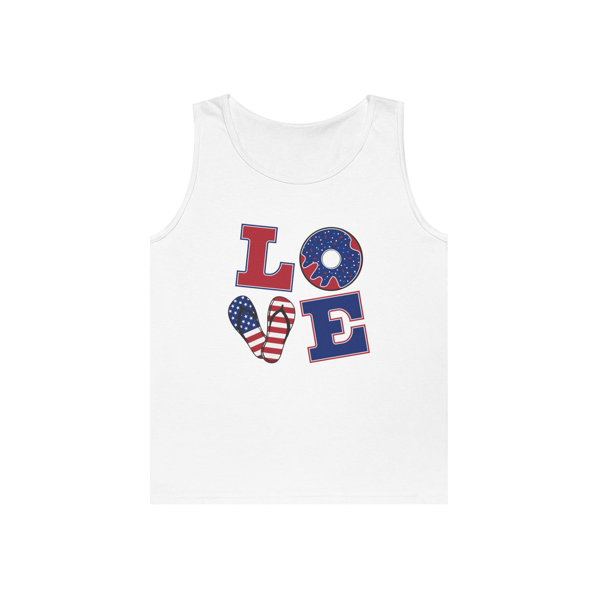 L-O-V-E 4th of July Tank Top